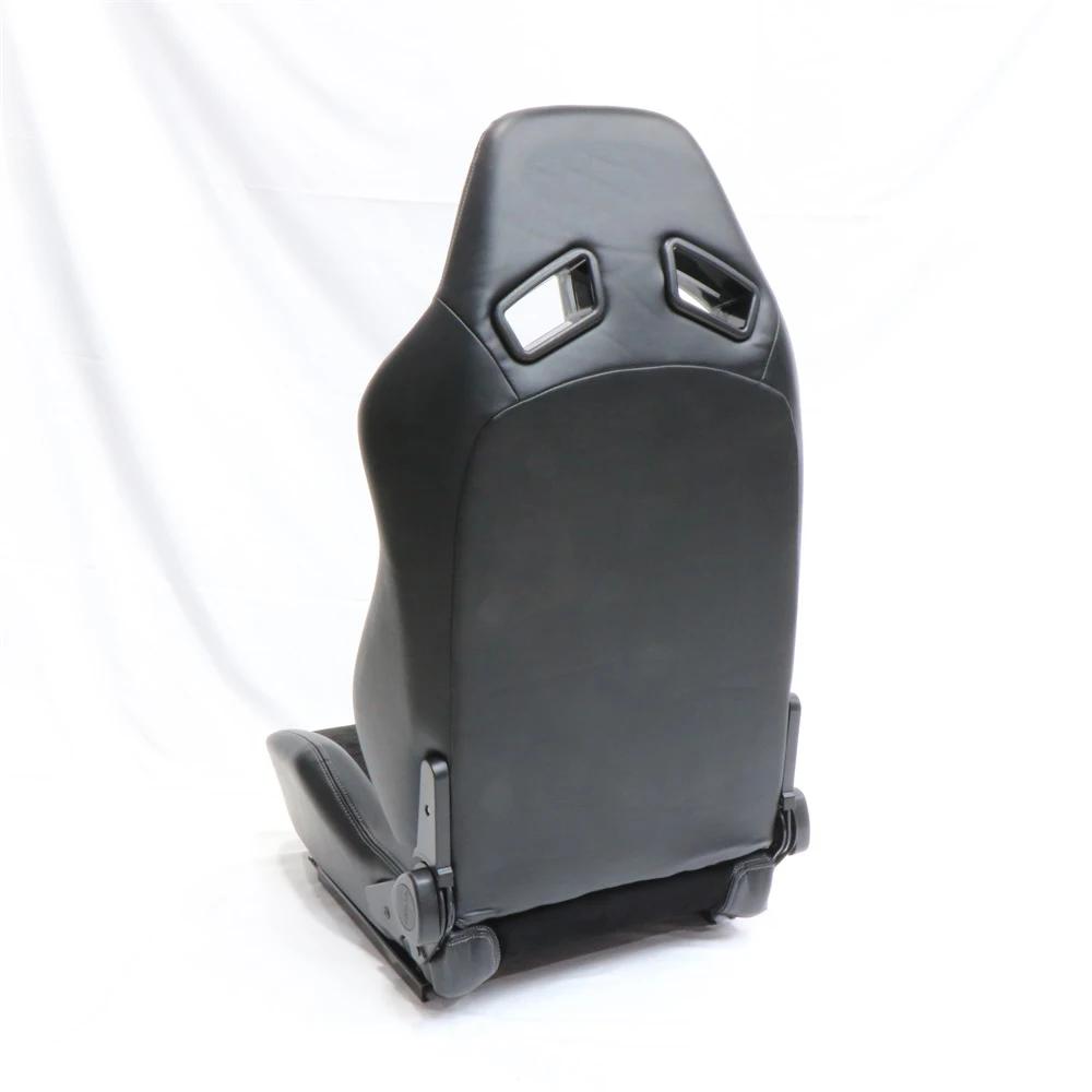 Asiento deportivo VELOT universal - respaldo alto, refuerzos laterales, PVC ante negro - imagen 3