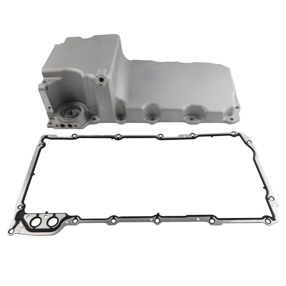 Cárter de aceite aluminio perfil bajo para swap GM LS 4.8L 5.3L 6.0L - imagen 3