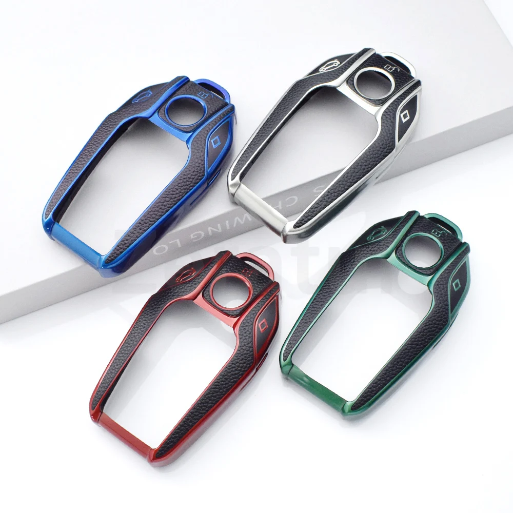 Detalle de la funda para llave remota BMW
