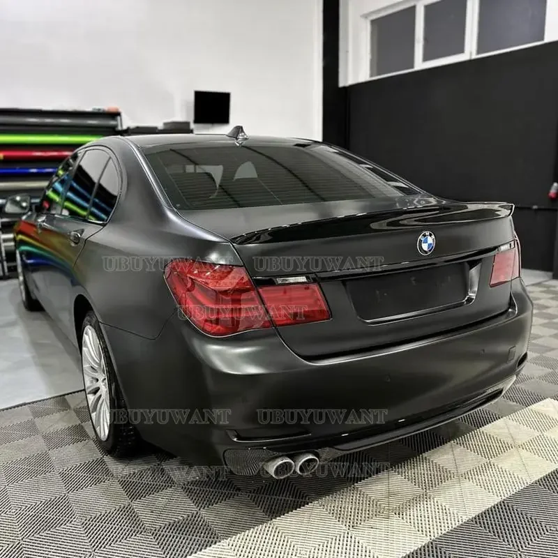 Tapa maletero carbono negro BMW 7 Serie F01 F02 740i 750i - imagen 2