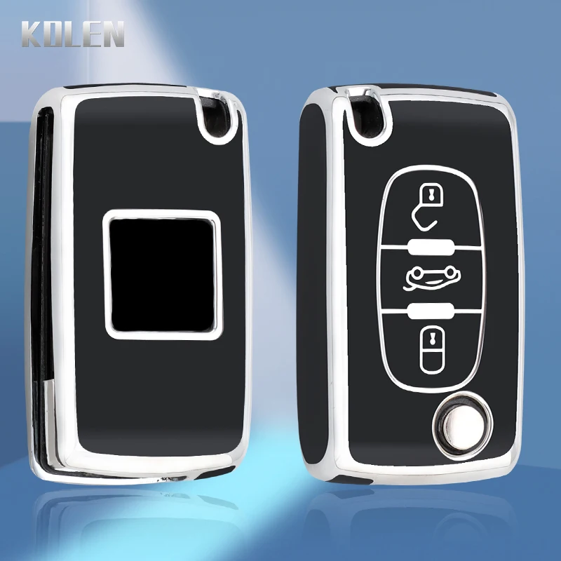 Funda protectora de TPU para llave Peugeot y Citroën