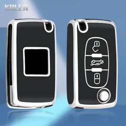 Funda protectora de TPU para llave Peugeot y Citroën