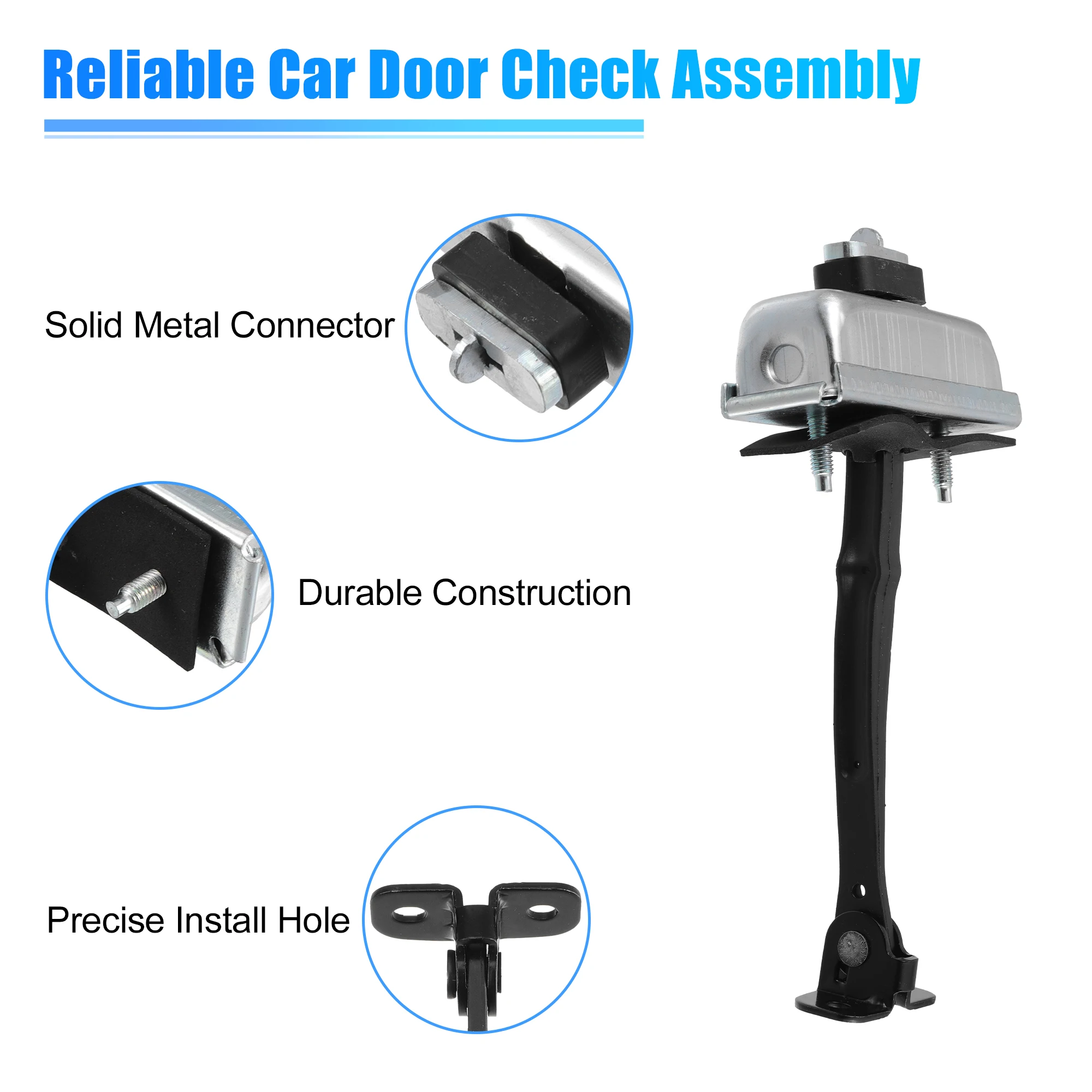 X Autohaux limitador de tope de correa de retención de puerta delantera de coche para Ford para Mustang 6R3Z-6323552-AA - imagen 3