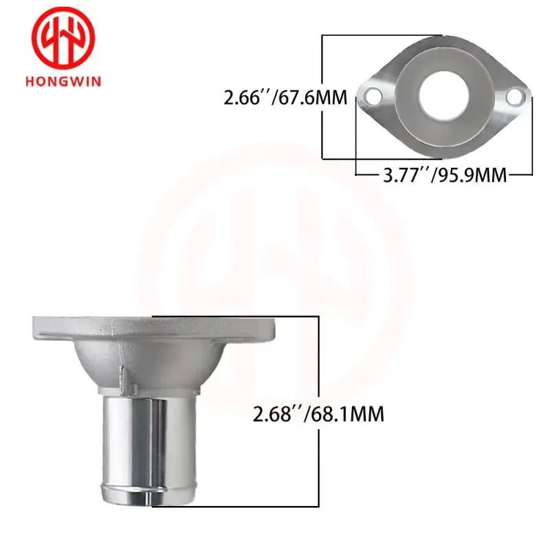 25125-42540 Cubierta del termostato Hyundai-Kia – Mitsubishi L200 - imagen 2