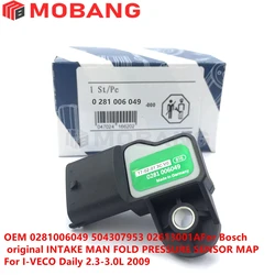 Sensor MAP OEM 0281006049 para Iveco Daily 2.3 3.0 2009