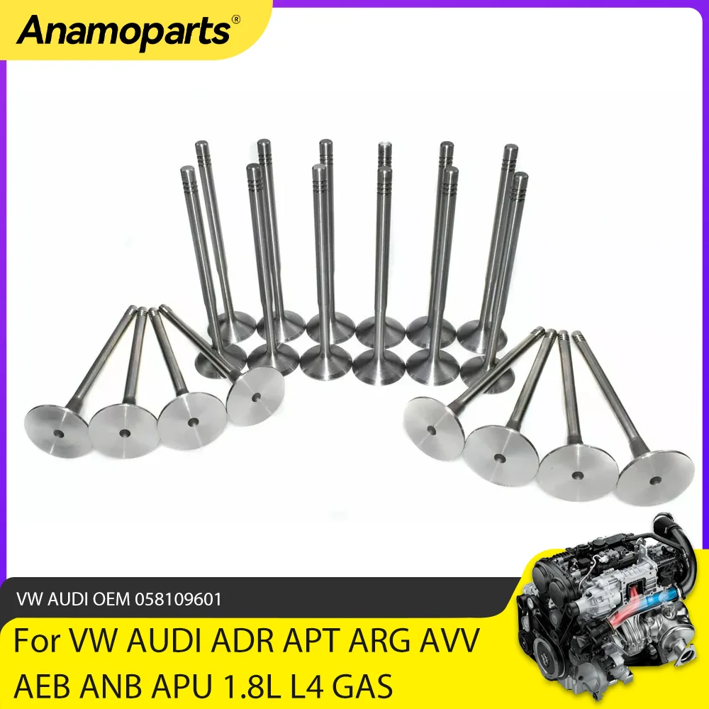 Juego de válvulas admisión y escape Audi A4 A6 TT AWP/AEB/ATW