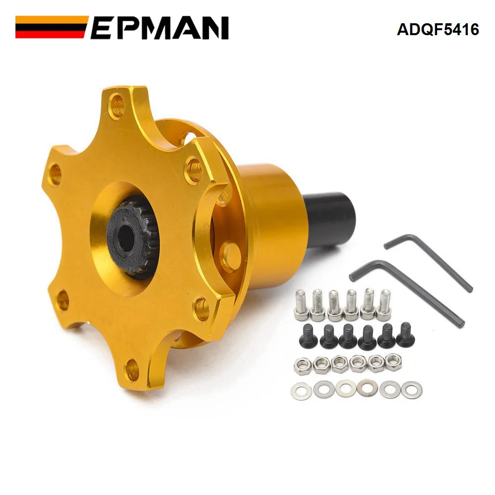 Kit Liberación Rápida EPMAN Volante Racing 6 Pernos Desmontaje