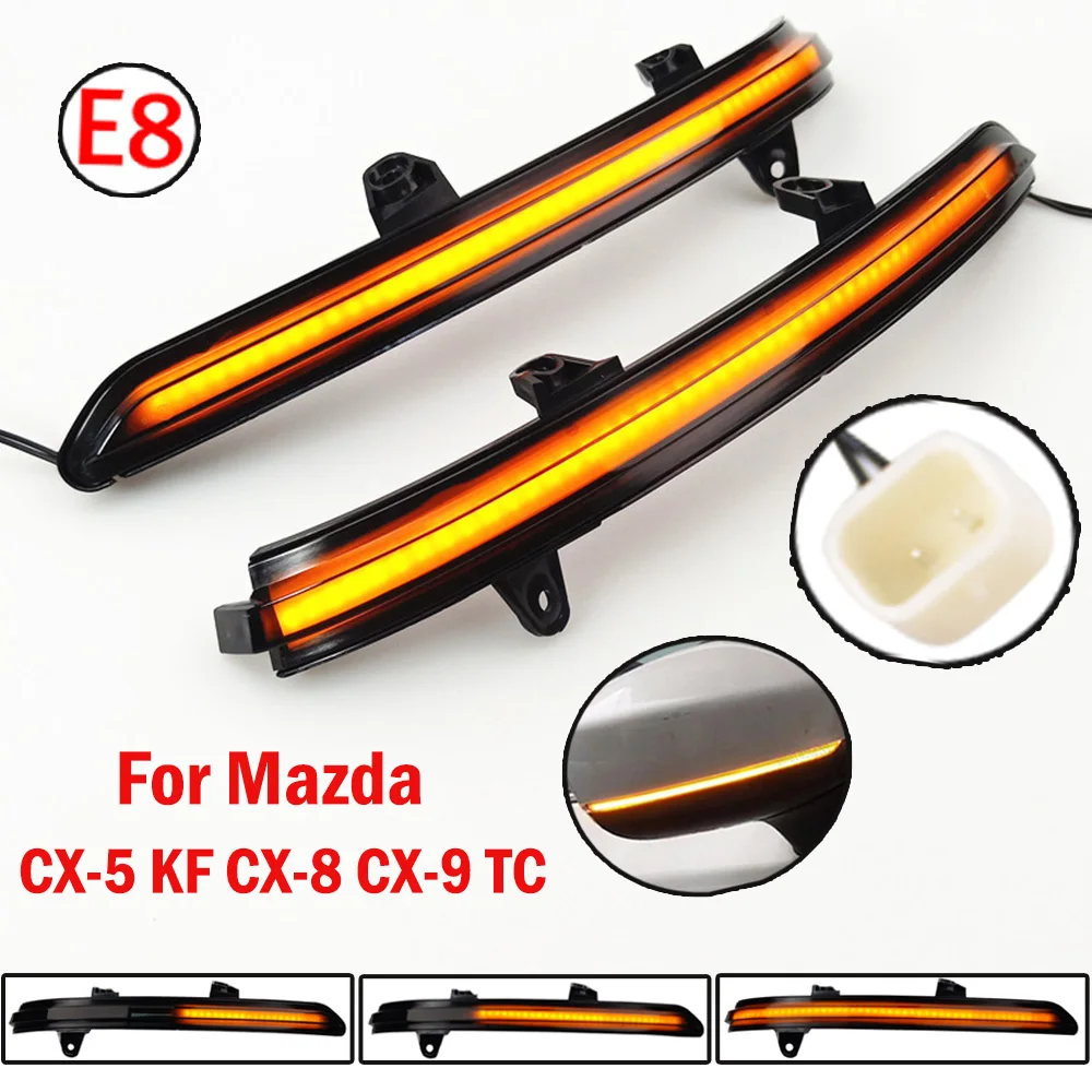 Intermitente LED secuencial espejo lateral para Mazda CX-5 CX-8 CX-9 - imagen 5