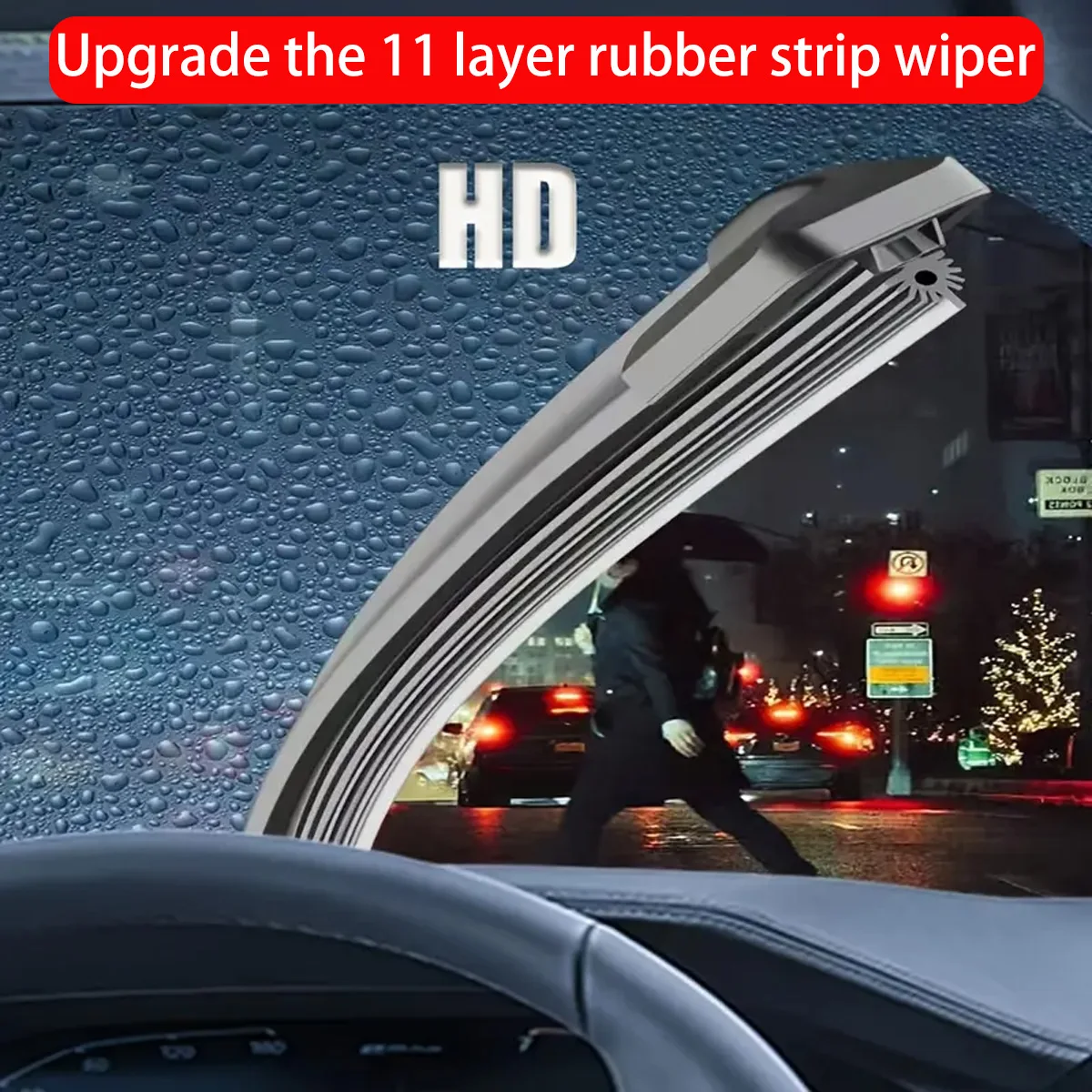 Nueva tira de goma limpiaparabrisas para coche accesorios - imagen 2