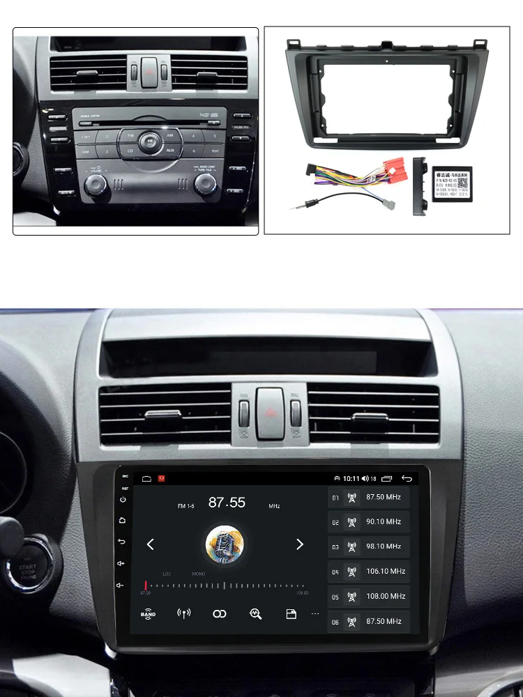 Panel Canbus del kit de bisel de radio