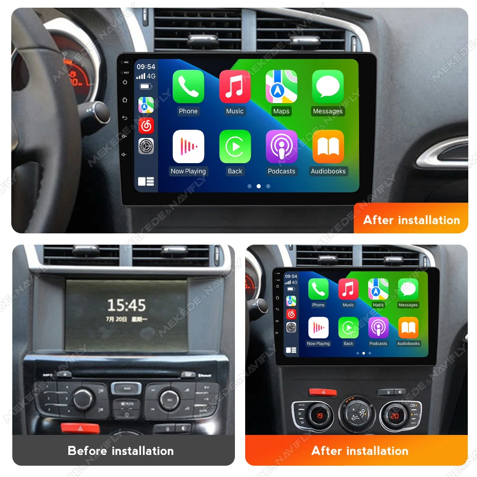 Radio Android con CarPlay MEKEDE para Citroën C4 y DS4 - imagen 3