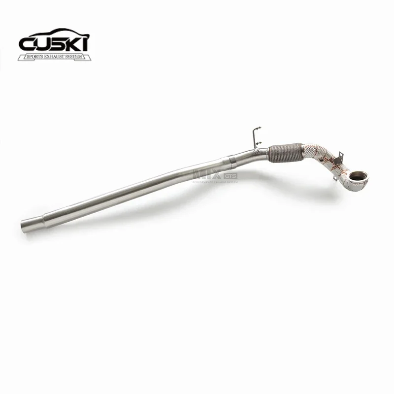 Tubo de escape inox con protector térmico para Audi S3 2.0T 2015-2022 - imagen 2