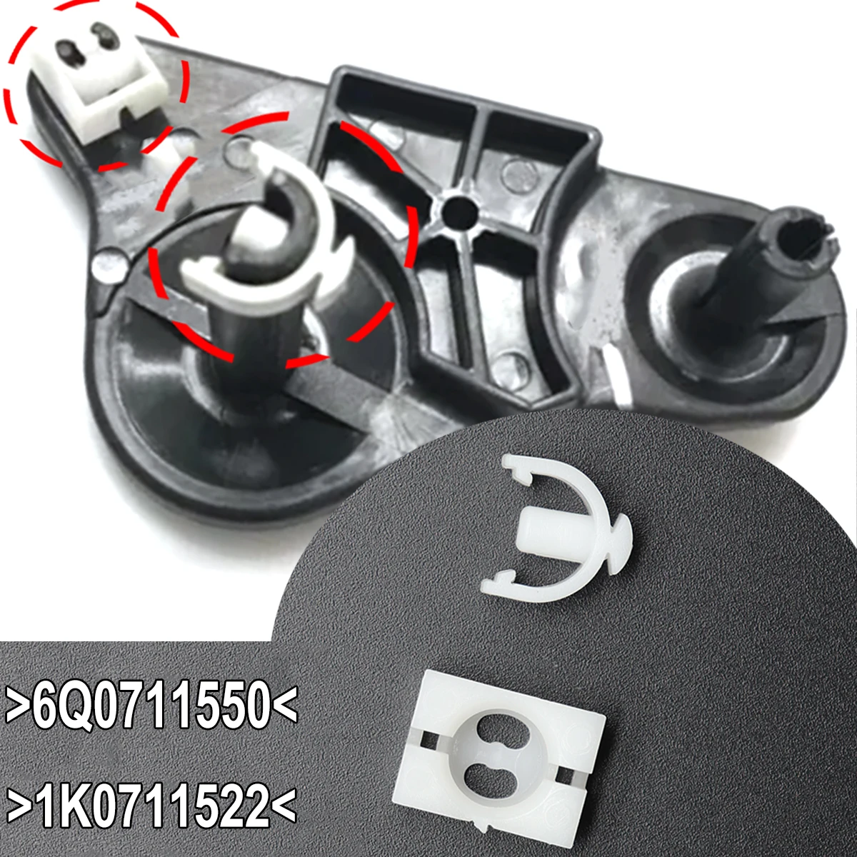 Selector cambios buje 1K0711522 6Q0711550 – VW Scirocco Tiguan Touran T5