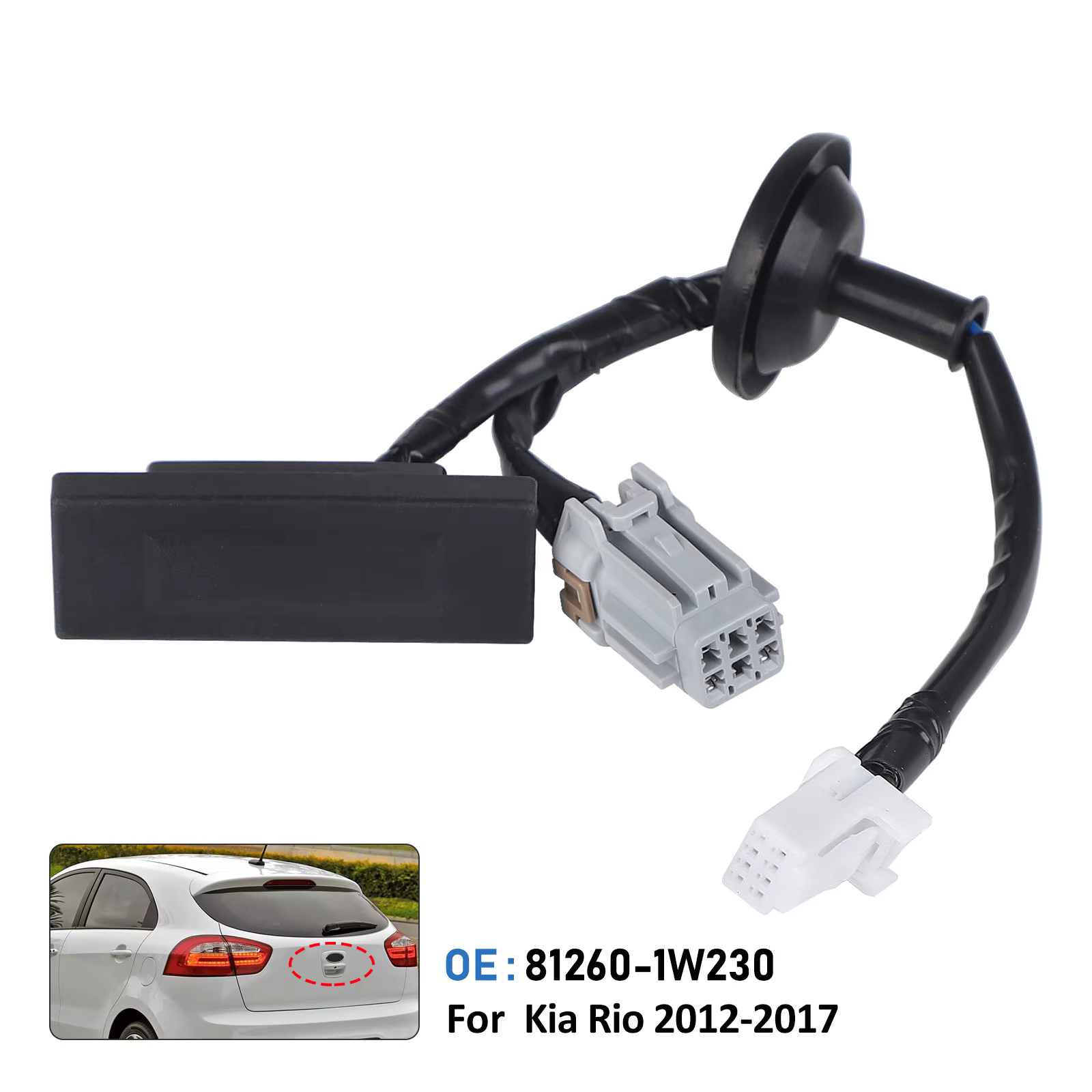 81260-1W230 Interruptor maletero Kia Rio Hatchback 2012-2017 - imagen 2