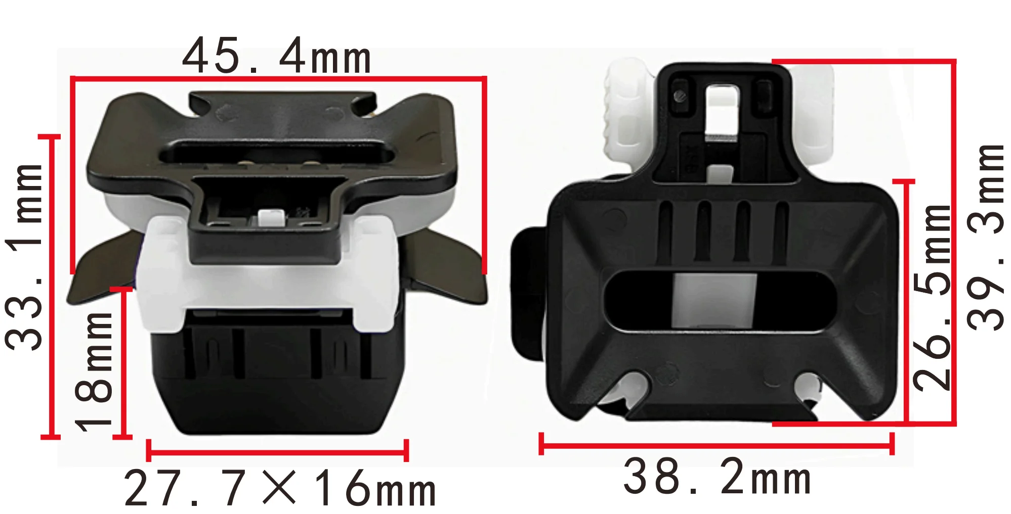 Hebilla de asiento trasero con clip automático shhworldsea para honda 82138T2A003 - imagen 2