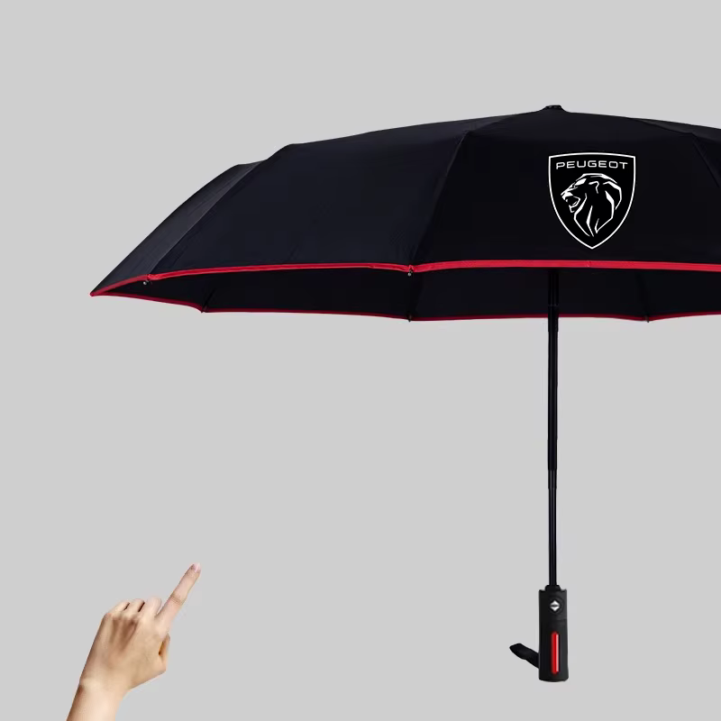 Paraguas plegable automático antiviento para coches Peugeot - imagen 3