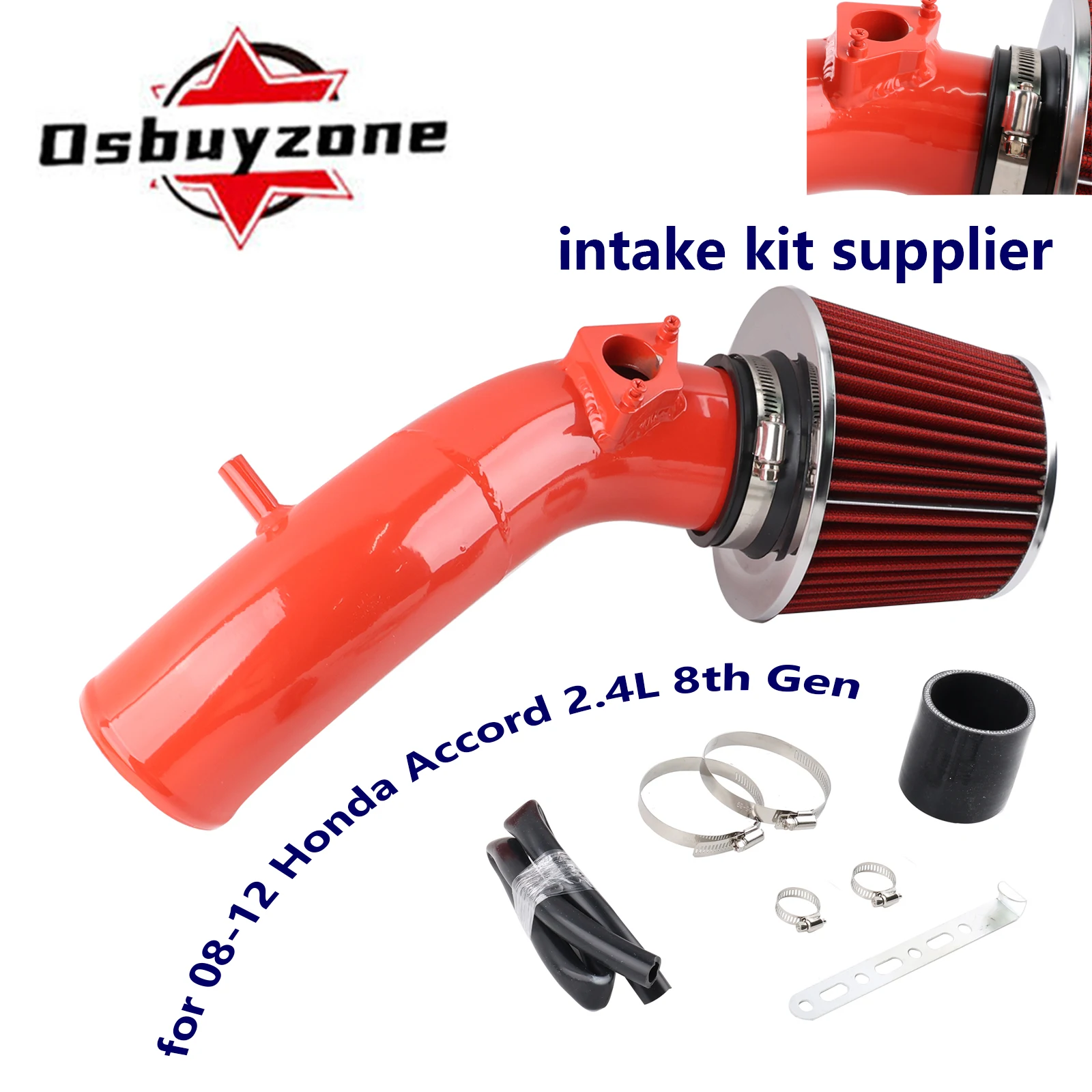 Shortram Kit Admisión Fría Rojo Honda Accord 2.4 2008-2012