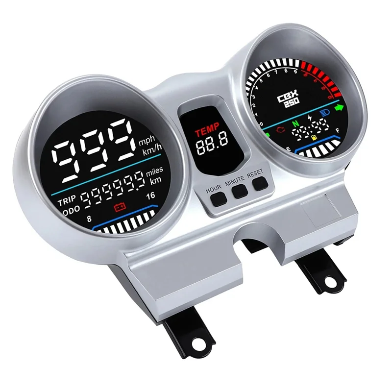 Tacómetro LCD 12V Honda CBX250 CBF250 Twister (2001-2008) - imagen 4