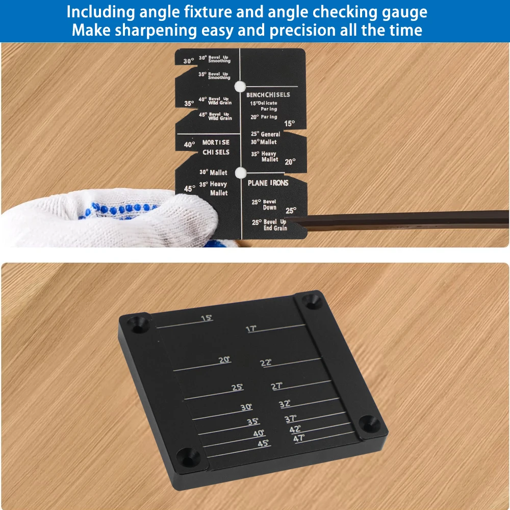 Cincel guía ajustable afilado para madera y metal - imagen 4