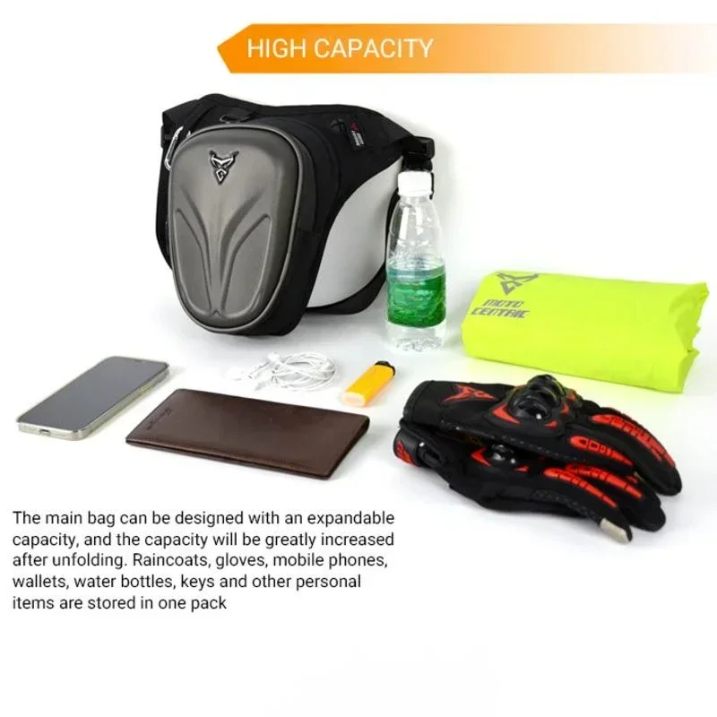 Bolsa impermeable de pierna para moto y bicicleta - imagen 3
