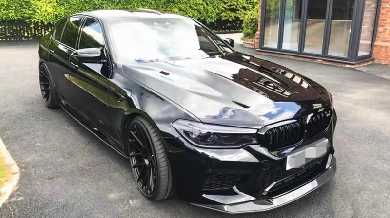 Labio delantero inferior de fibra de carbono GTS para BMW F90 M5 2019+ - imagen 3