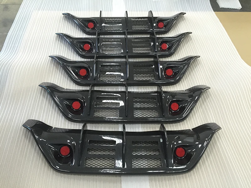 Difusor trasero fibra carbono WAL-D Nissan GT-R R35 CBA 08-11 - imagen 5