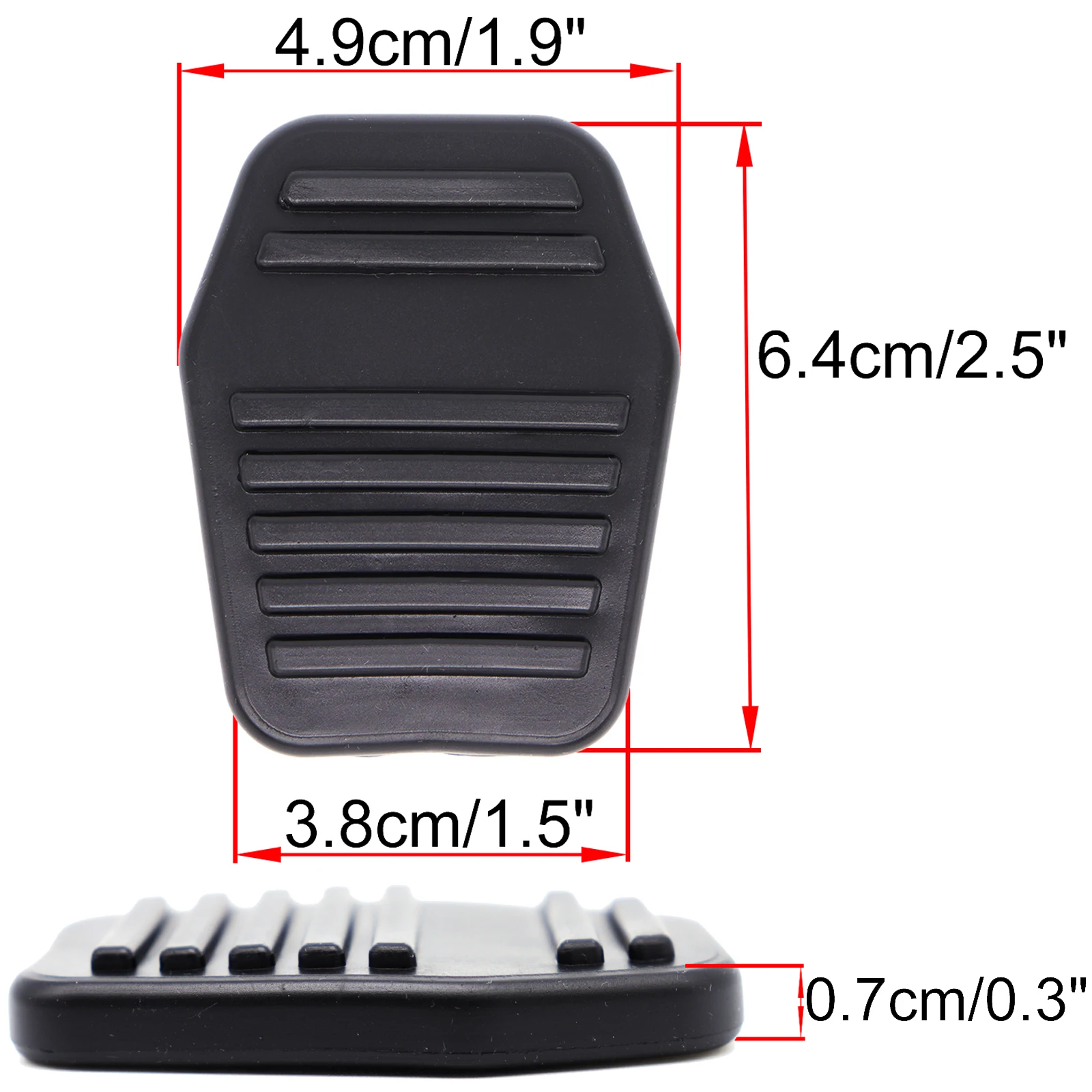 Goma pedal embrague y freno Ford Fiesta Mk5 2002-2008 Classic Ikon - imagen 4