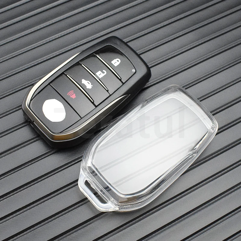 Funda TPU transparente llave coche Toyota Fortuner Hilux RAV4 - imagen 4