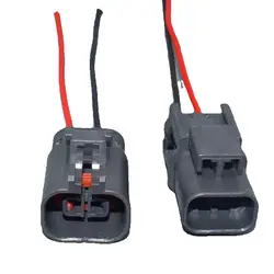 Shhworldsea 2 pines 2,8mm macho hembra Auto cable conector de corriente pesada MG-MG7 enchufe de enfriador de aire 7122-6224-40 7223-6224-40