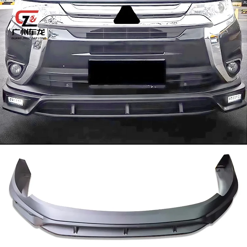 Kit Carrocería Mitsubishi Outlander 2016-2018 Labio Delantero Faldones Laterales - imagen 3
