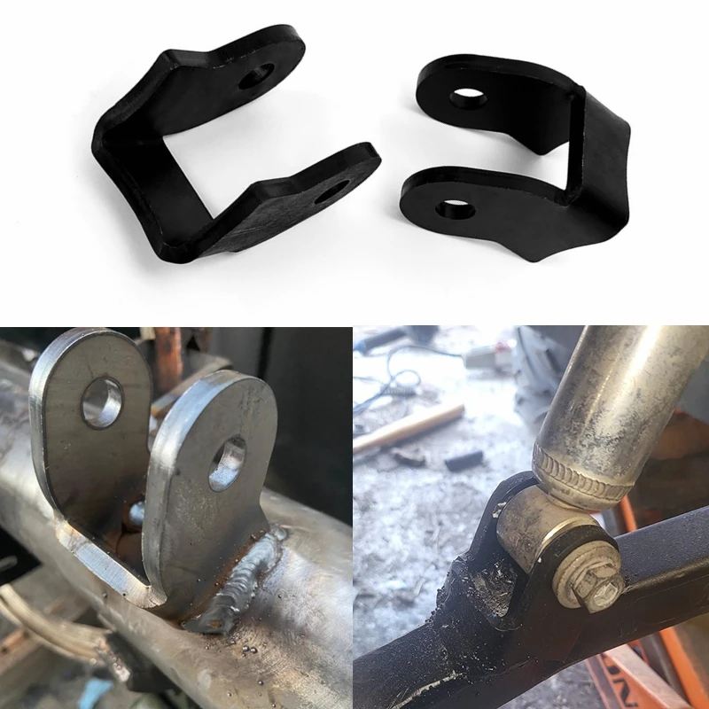 WELD ON Soporte curvo soldable para amortiguador