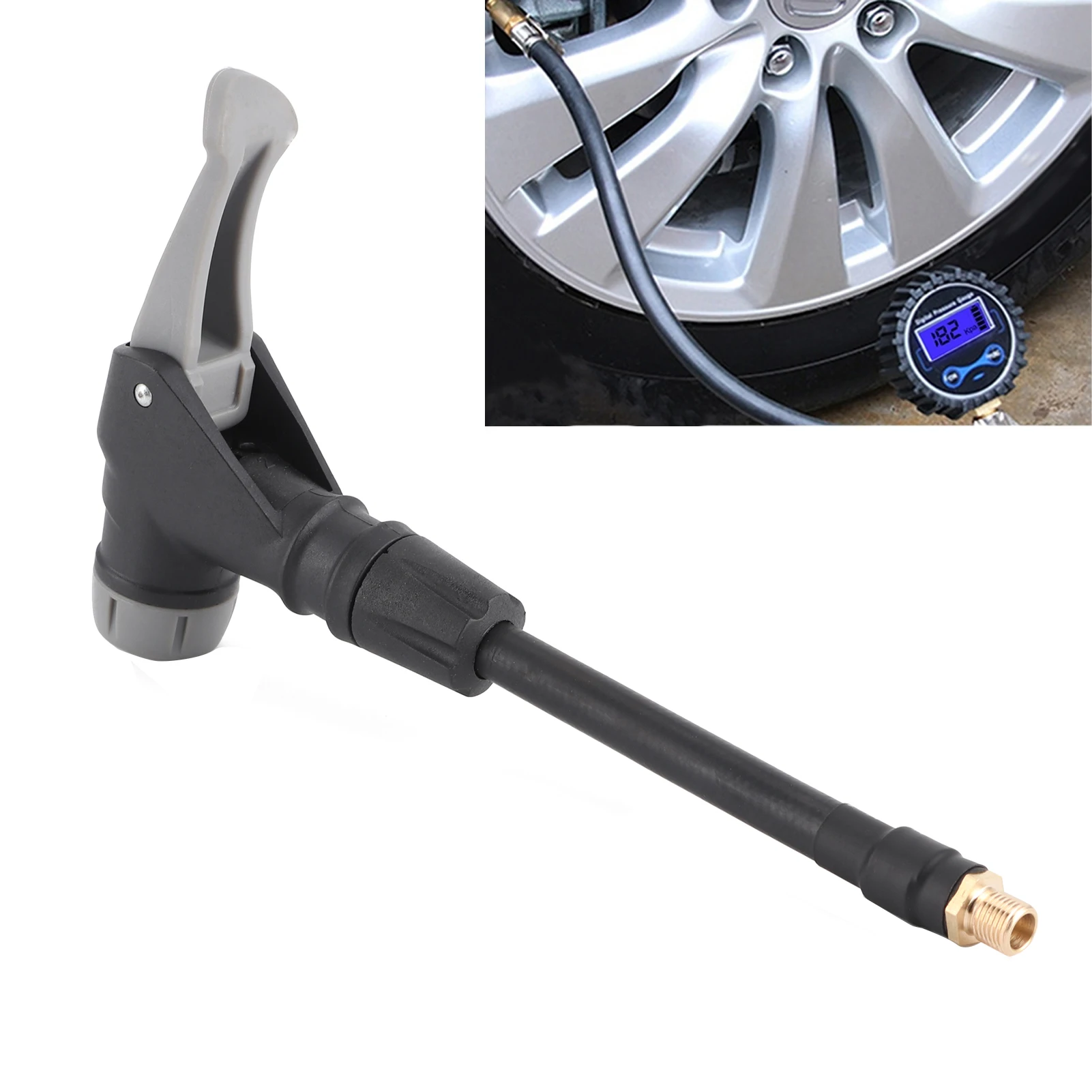 Kit adaptadores inflate válvula francesa americana para neumáticos - imagen 4