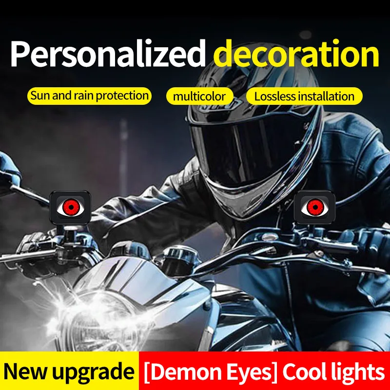 Luces LED Devil Eye externas para espejo retrovisor – coche eléctrico - imagen 3