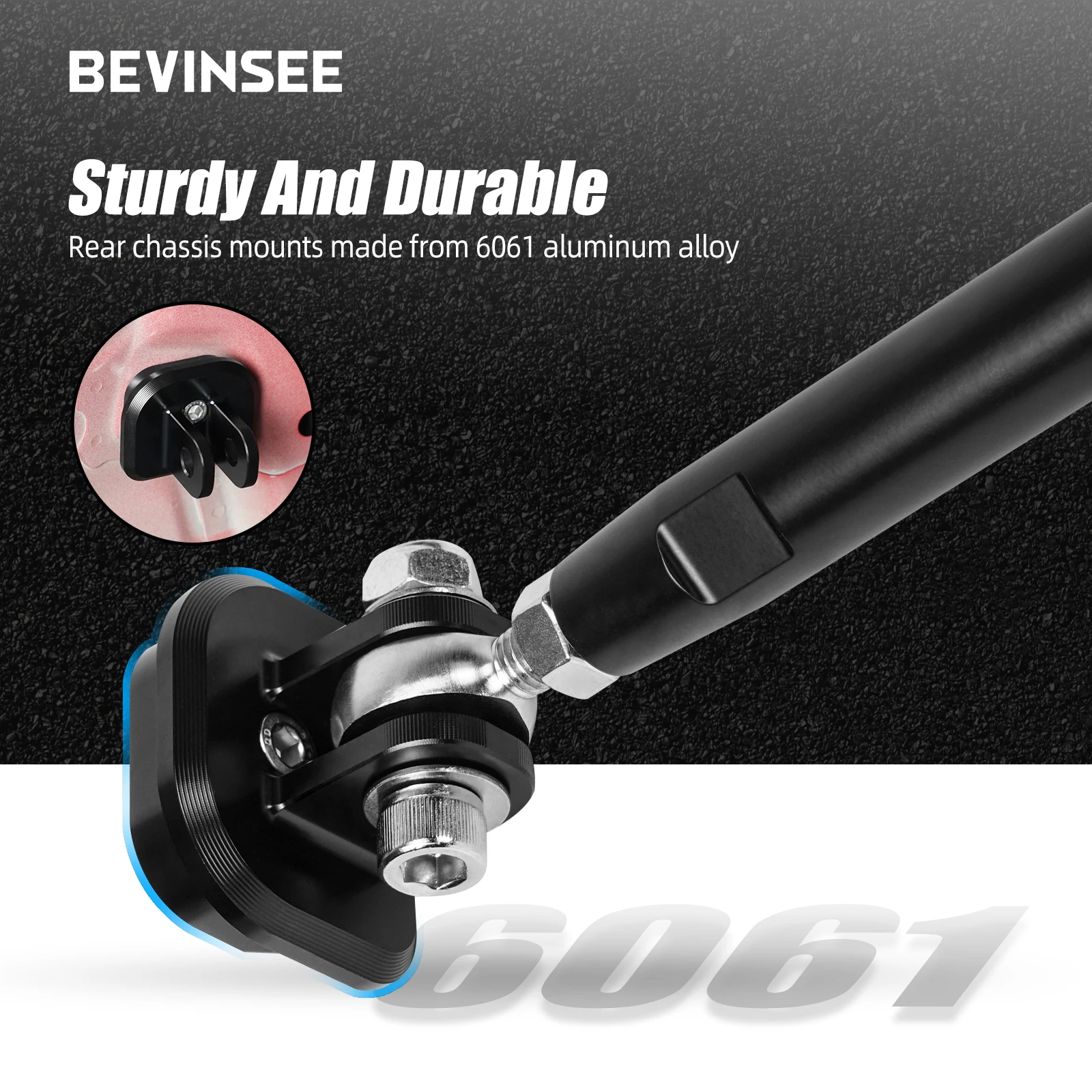 Bevinsee soportes chassis trasero ajustables Audi A3 8V Golf 7 GTI - imagen 4