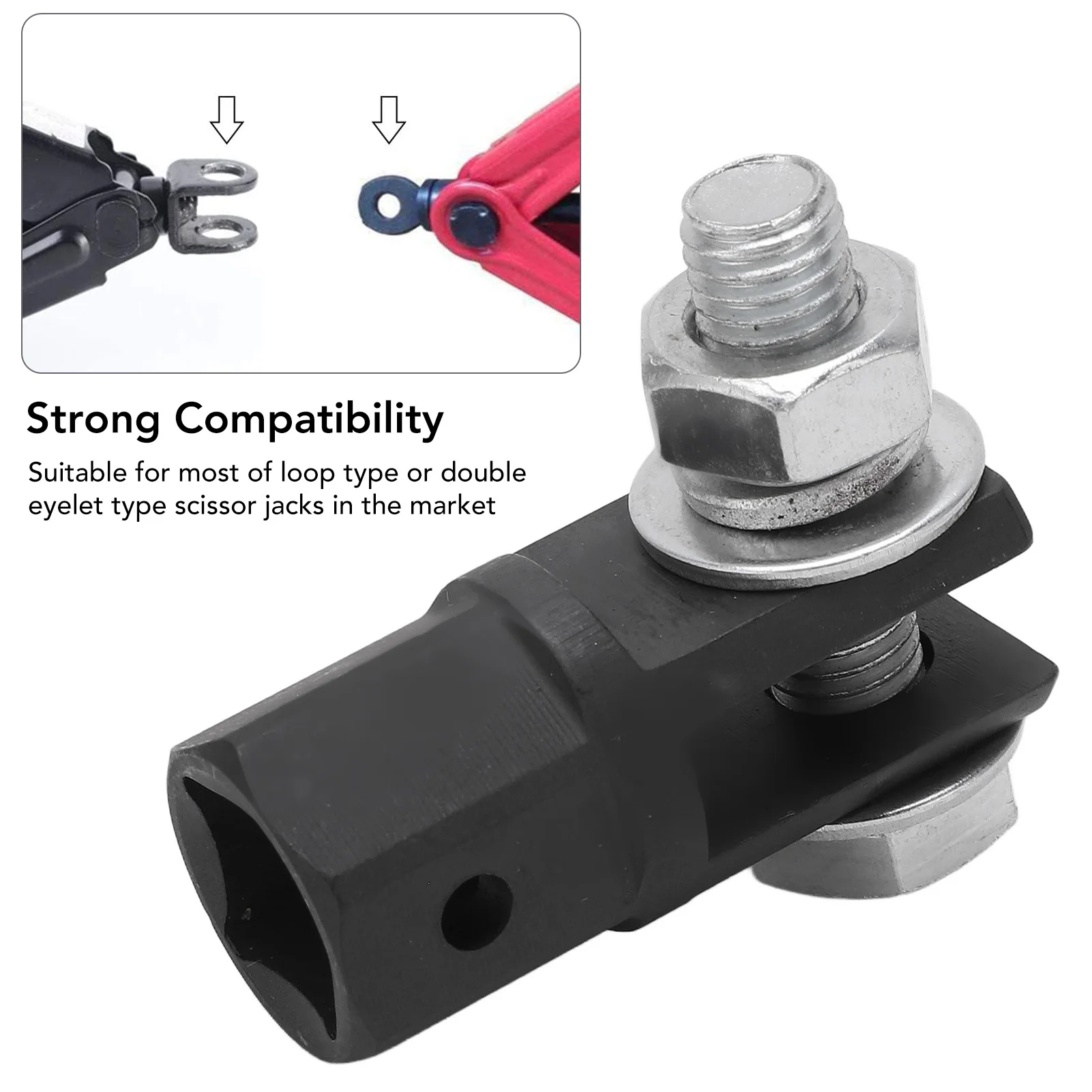 Adaptador reforzado para gato de tijera con accionamiento de 1/2″ - imagen 3