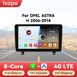 Hizpo Radio Android 14 para Opel Astra H 2006-2014 con CarPlay