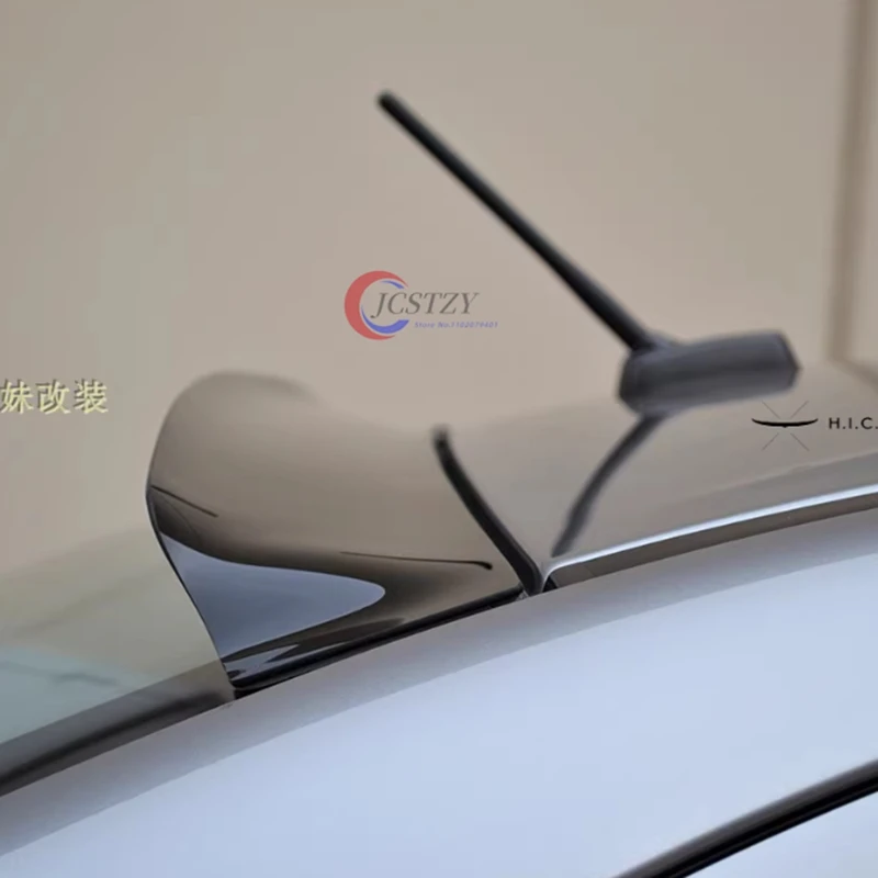 Alerón trasero de caja trasera ABS de alta calidad, visera de ala de parabrisas trasero para estilo de coche Mitsubishi Lancer EX 2010-2016