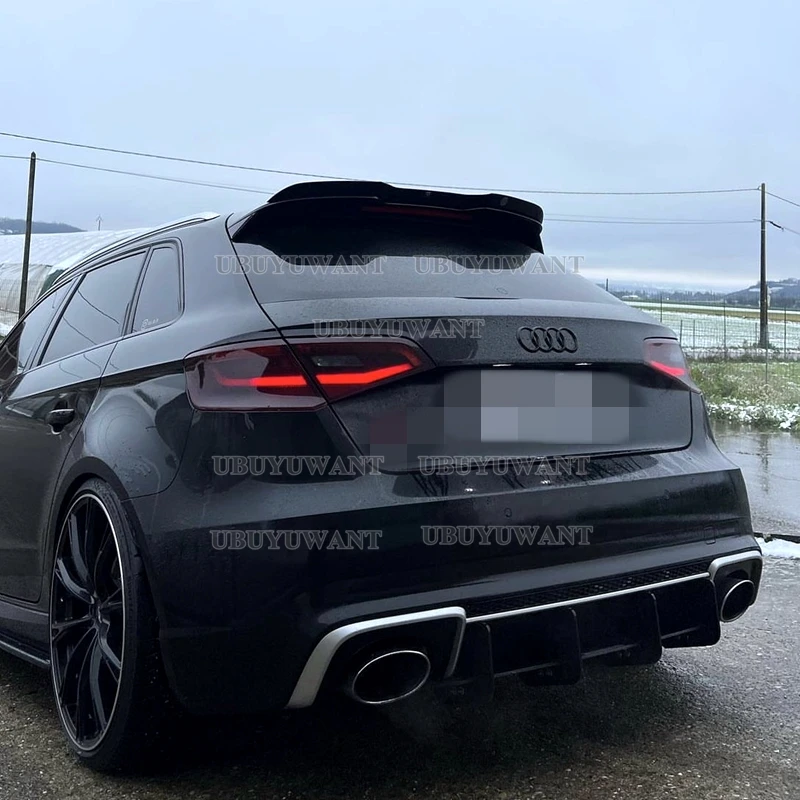 Spoiler de techo ABS para Audi A3/S3 8V, 5 puertas (2013-2018) - imagen 4