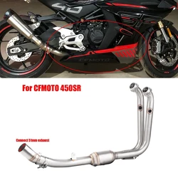 Cataloges escape moto acero inoxidable CFMOTO 450SR silenciador 51mm