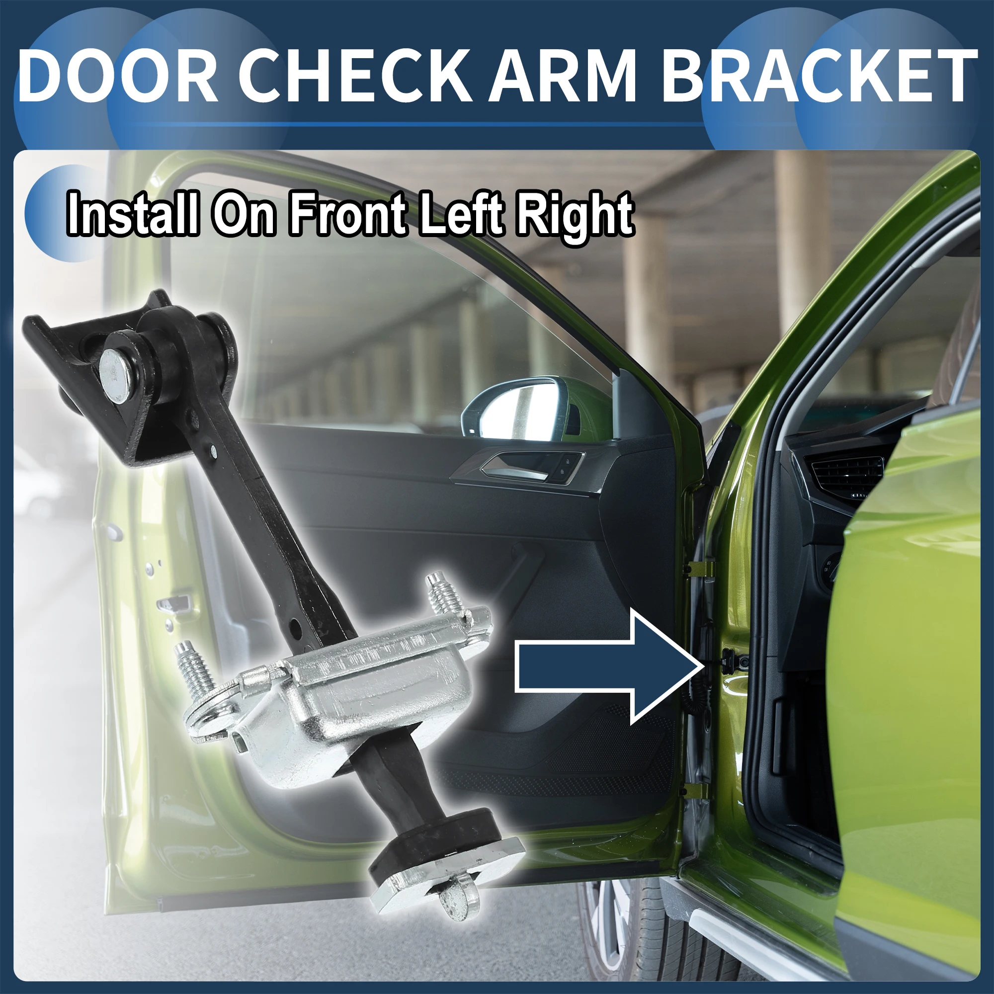 UXCELL Limitador de puerta delantero Ford Transit Connect 2002-2013 - imagen 2