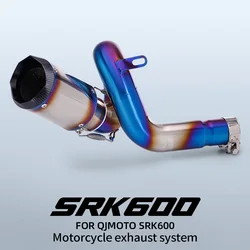 Adaptador de escape SRK600 de 51 mm para tubo intermedio de moto