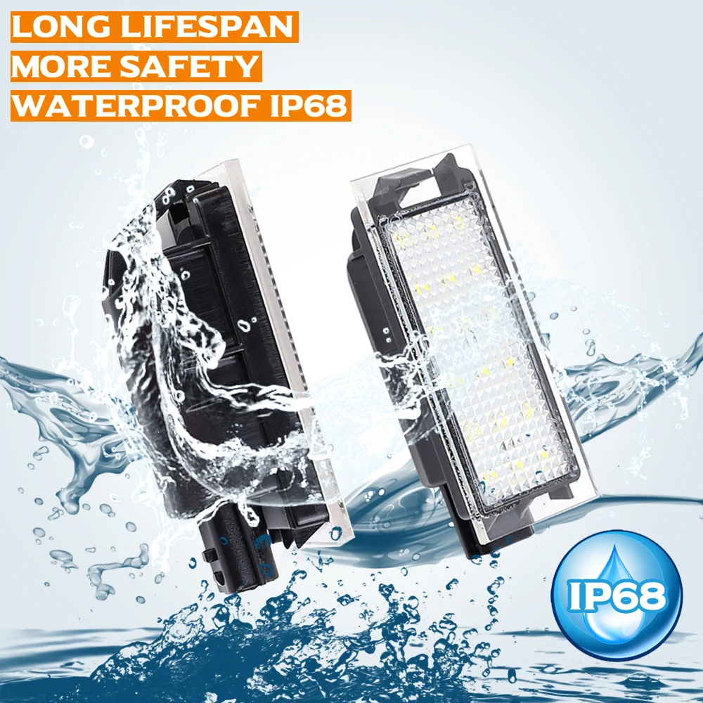 Luces LED matrícula Renault – Clio Megane 3 Laguna 3 - imagen 2