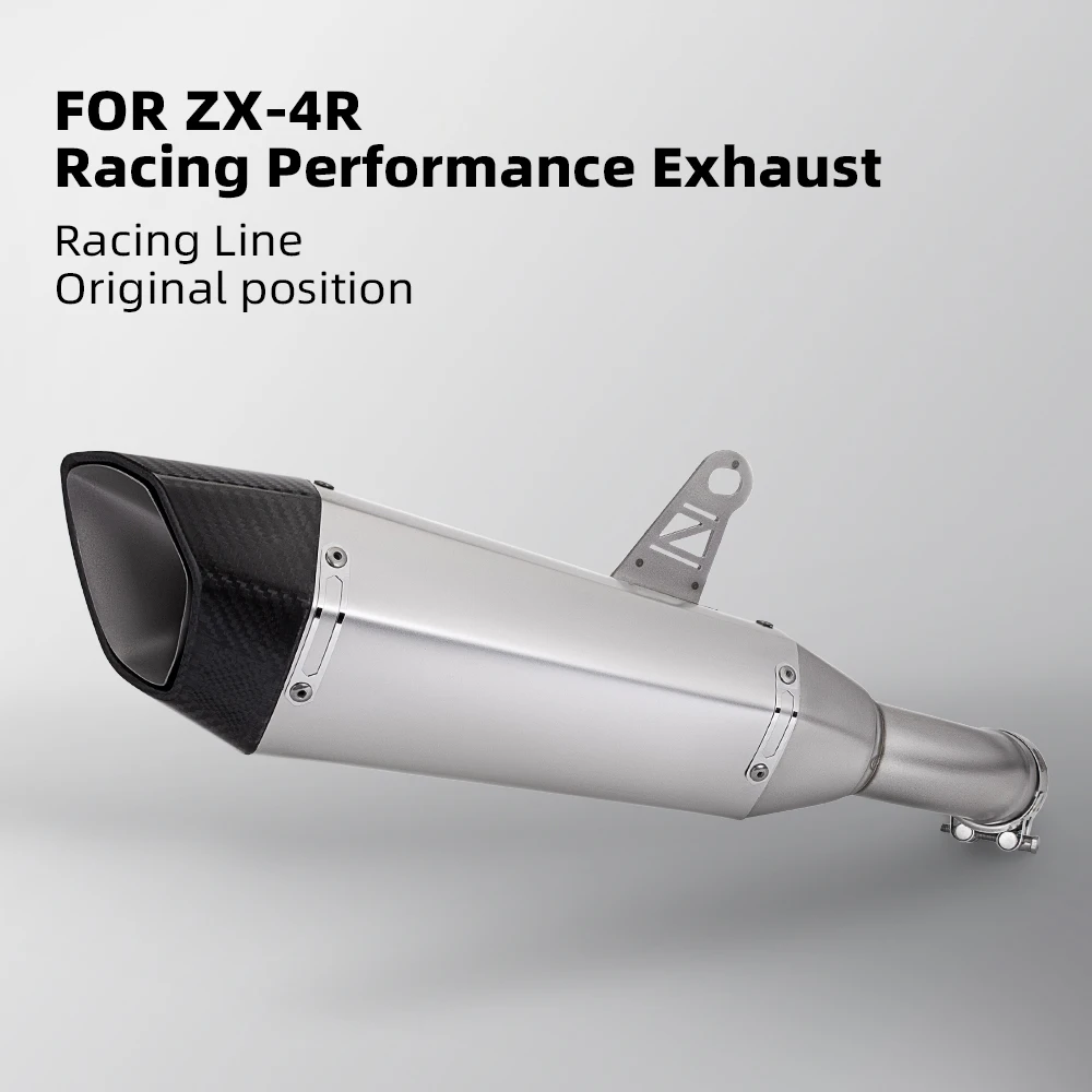 Escape de carreras con DB Killer para Kawasaki ZX4R 2020-2025