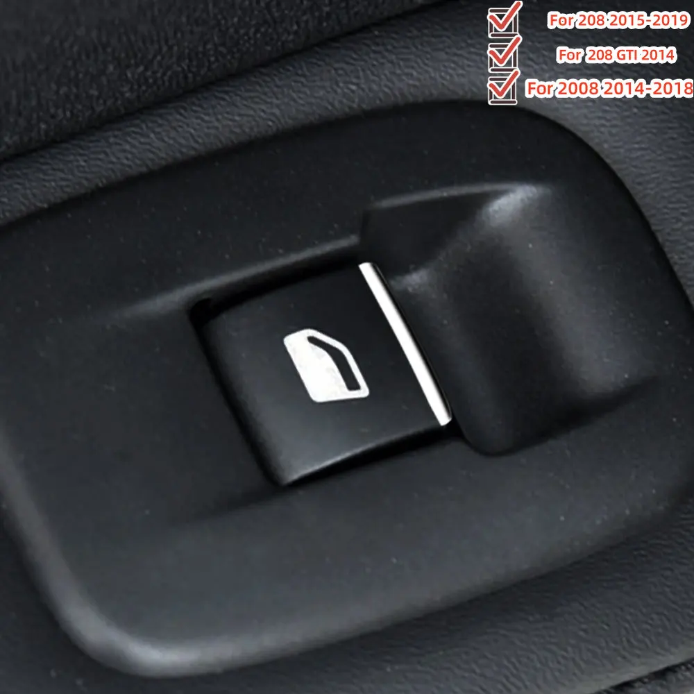 Sticker botón elevador ventana Peugeot 208 Citroën C4 - imagen 3