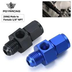 PQY Adaptador AN6 macho-hembra 1/8 NPT para sensor de presión