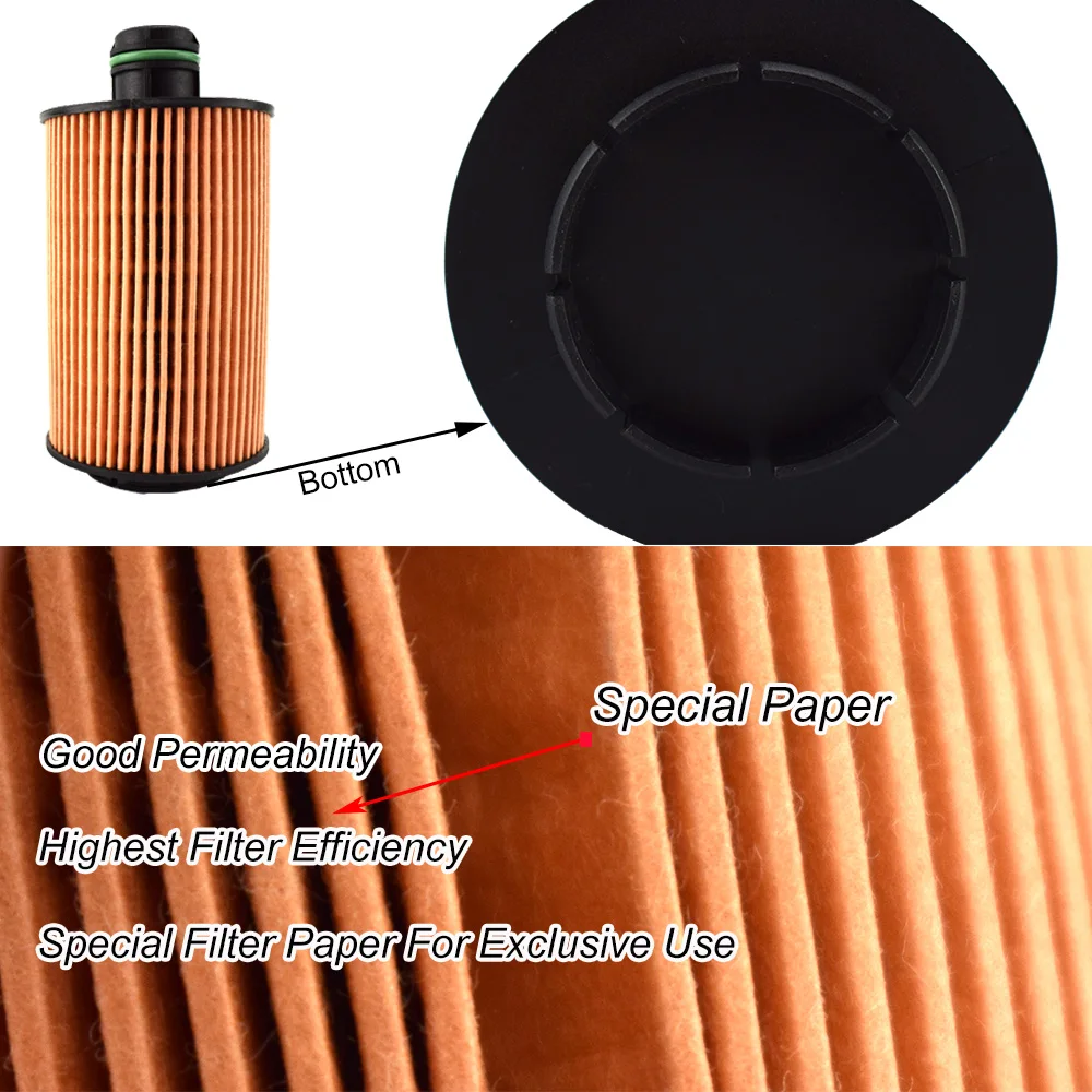 Filtro de aceite 68229402 AA Chrysler Ram 1500 Jeep Grand Cherokee 3.0 V6 - imagen 4