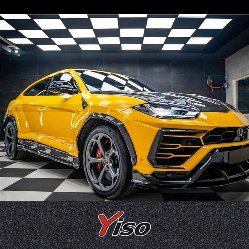 Kit ensanche Urus fibra carbono cejas deflectores rueda TopCar - imagen 5