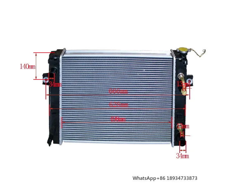 Enfriador de aceite 3EB-04-31550 aluminio hidráulico – Forklift FD20-25/14 - imagen 4
