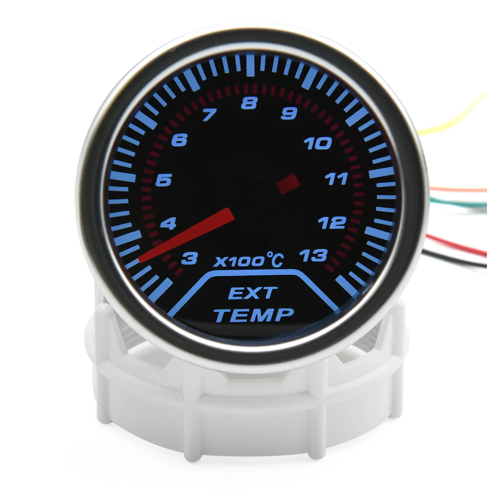 Indicador Digital de temperatura de gases de escape, medidor de temperatura de gases de escape, Led blanco, EGT EXT, medidor de coche con Sensor 1/8 NPT, 12V, 2 ", 52mm - imagen 2