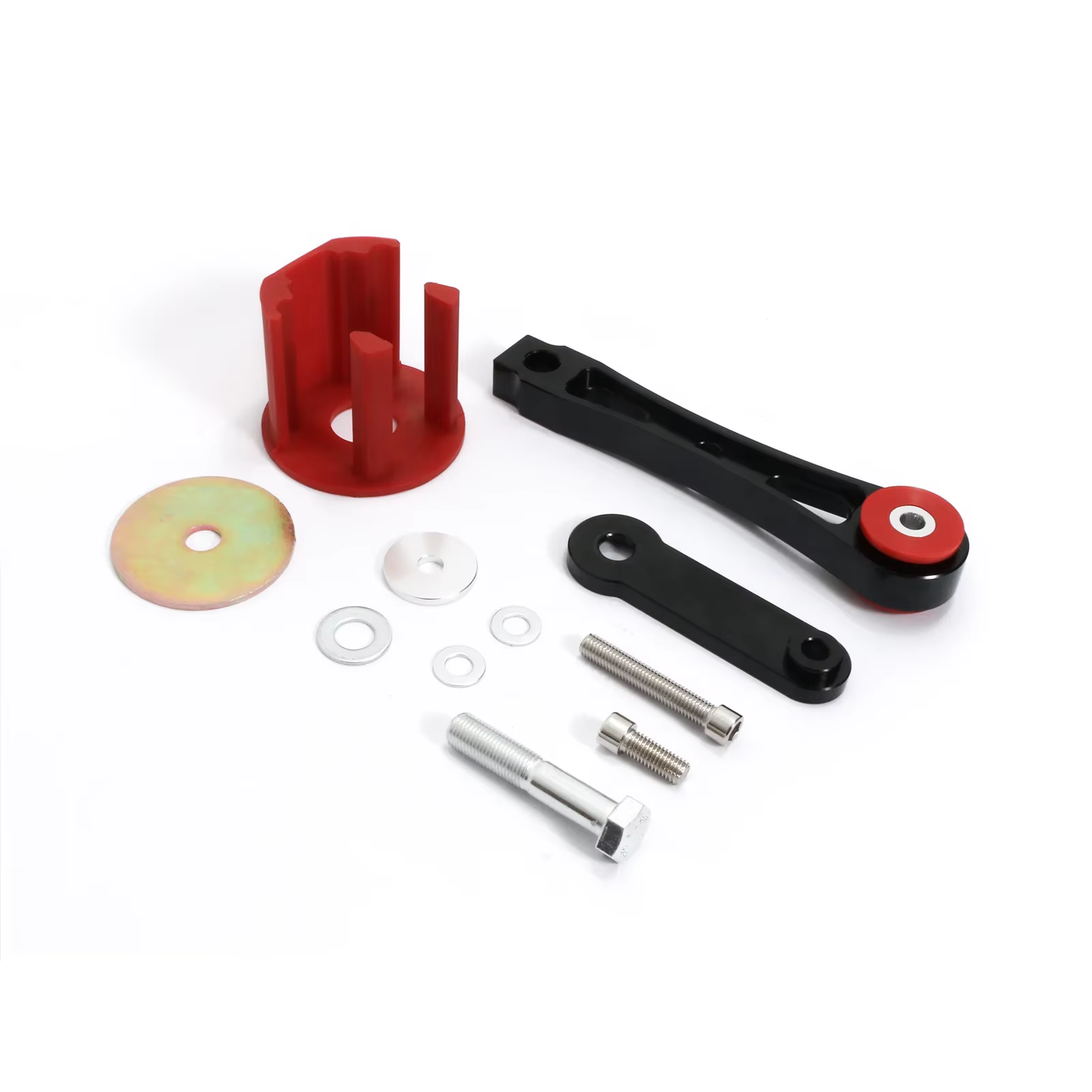 Componentes incluidos en el kit de soporte Dog Bone